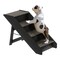 Pet Adobe Folding Pet Stairs Carpeted Durable Wood Steps for Home or Travel, Best for Dog / Pets up to 80lbs 130708BWT - alternate 1